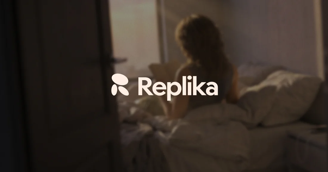 Visual for this record: Replika's companion design began as a bot to remember a friend